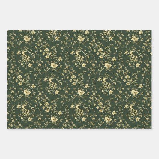 アクセントの切り離し付きの洗練された植物用ラップ ラッピングペーパーシート (正面3)