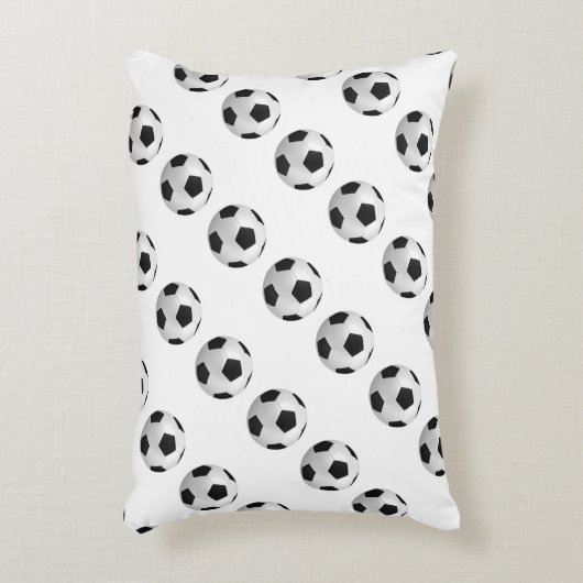アクセントの枕かサッカー アクセントクッション (正面(垂直))
