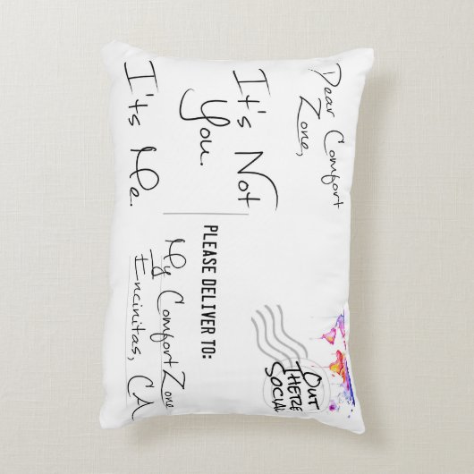 アクセントの枕を夢を見るカリフォルニア アクセントクッション (裏面(縦))