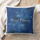 アクセントの枕を追跡する雲 クッション (ブランケット)