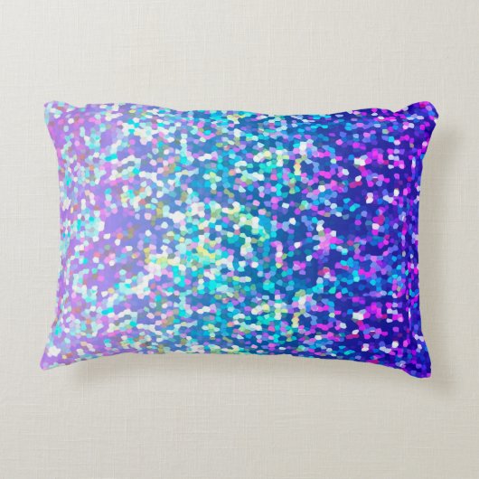 アクセントの枕グリッターのグラフィック アクセントクッション (裏面)
