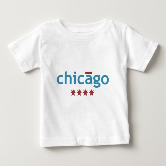 アクセントシカゴ ベビーTシャツ (正面)