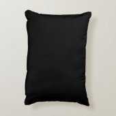 アクセントスタイリッシュ枕を持つデコルZazzle アクセントクッション (裏面(縦))