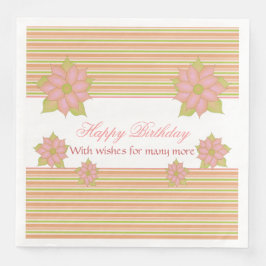 アクセントストライプ付きフローラ