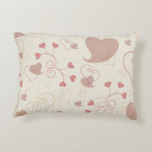 アクセントハート枕 アクセントクッション (裏面)