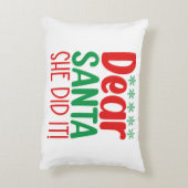 アクセントピローおもしろいクリスマス引用文 アクセントクッション (裏面(縦))