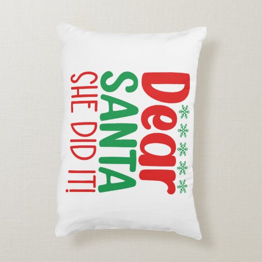 アクセントピローおもしろいクリスマス引用文 アクセントクッション (裏面(縦))