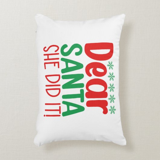 アクセントピローおもしろいクリスマス引用文 アクセントクッション (正面(垂直))