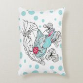 アクセントピローアクアバニー アクセントクッション (正面(垂直))