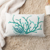 アクセントピローシーシェル&コーラル ランバークッション (ブランケット)
