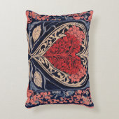 アクセントピロースクエア。ハートディシングアート アクセントクッション (正面(垂直))