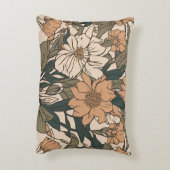 アクセントピローワイルドフラワーブーケコテージコアD21 アクセントクッション (裏面(縦))