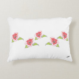 アクセントピロー : エキゾチックな花