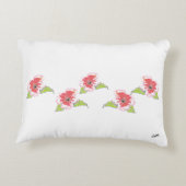 アクセントピロー : エキゾチックな花 (裏面)