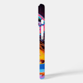 アクセント付きネオン白熱［赤熱］光を放つスパロー Case-Mate iPhoneケース (裏面 / 左)