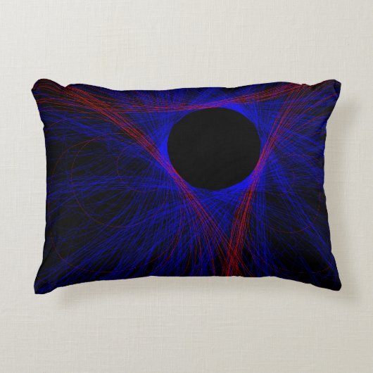 アクセント付き三角形の幾何学的アクセント枕 アクセントクッション (正面)