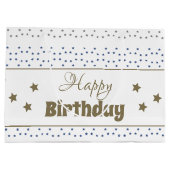 アクセント付き星型 ラージペーパーバッグ (裏面)