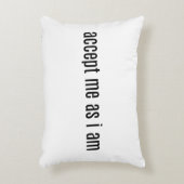 アクセント枕として受け入れる アクセントクッション (正面(垂直))