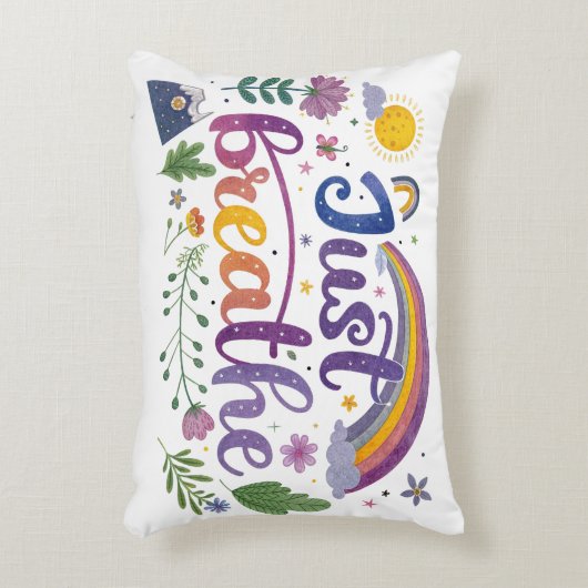 アクセント枕を呼吸 アクセントクッション (正面(垂直))