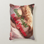 アクセント枕アクセント枕、良い夜の甘い夢 アクセントクッション (正面(垂直))