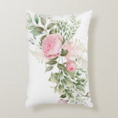 アクセント枕ピンクのバラ アクセントクッション (正面(垂直))