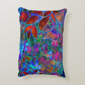 アクセント枕フローラステンドグラス アクセントクッション (裏面(縦))