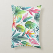 アクセント枕明るい熱帯カラフルの離れピンク色 アクセントクッション (裏面(縦))