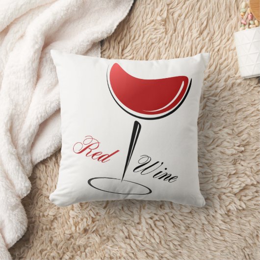 アクセント枕赤ワイン装飾用クッション クッション (ブランケット)
