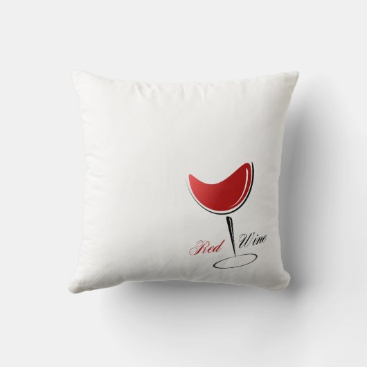 アクセント枕赤ワイン装飾用クッション クッション (裏面)