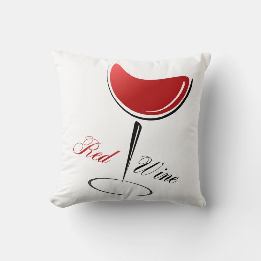 アクセント枕赤ワイン装飾用クッション クッション (正面)