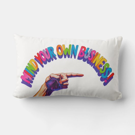 アクセント枕頭自分のビジネスのアクセント枕 ランバークッション (裏面)