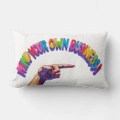 アクセント枕頭自分のビジネスのアクセント枕 ランバークッション (正面)