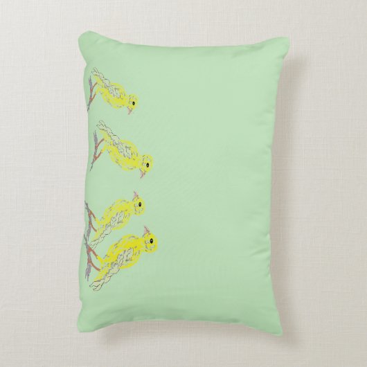 アクセント枕：カナリア アクセントクッション (裏面(縦))