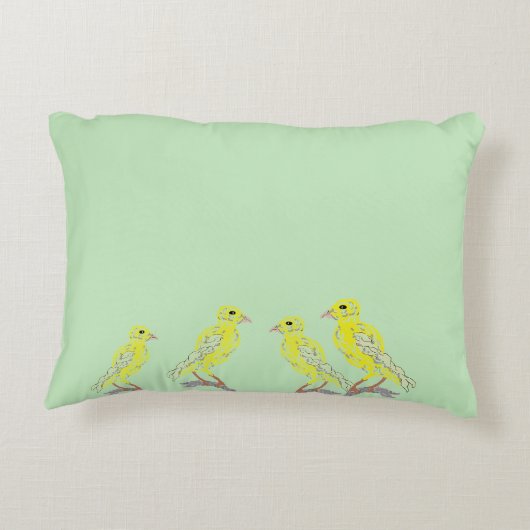 アクセント枕：カナリア アクセントクッション (裏面)