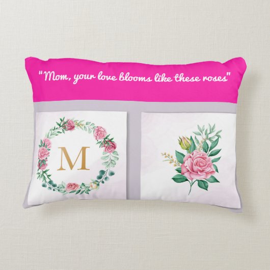 アクセント枕 – ママモモノグラムアクセント枕 アクセントクッション (裏面)