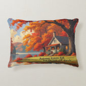 アクセント枕 – 秋のコテージ アクセントクッション (正面)