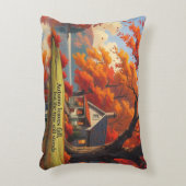 アクセント枕 – 秋のコテージ アクセントクッション (正面(垂直))