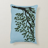 アクセント枕 – 葉付き枝 アクセントクッション (裏面(縦))
