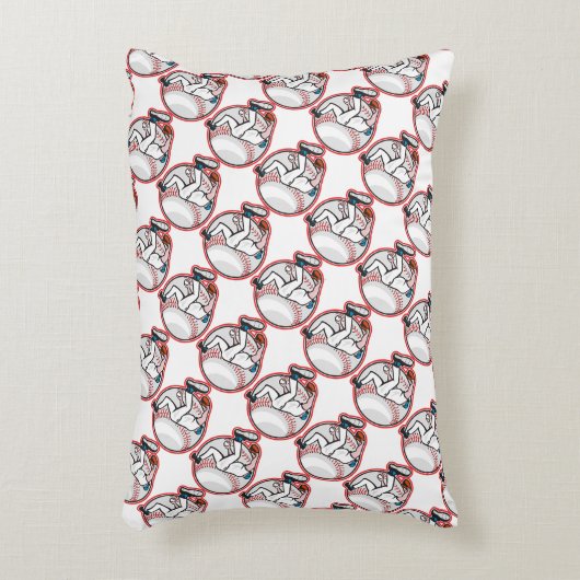 アクセント枕/野球 アクセントクッション (正面(垂直))