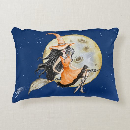 アクセント枕、魔女の甘いライド アクセントクッション (正面)