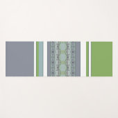 アクセンパターン（の模様が）あるトストライプ ヨガマット (正面(横))