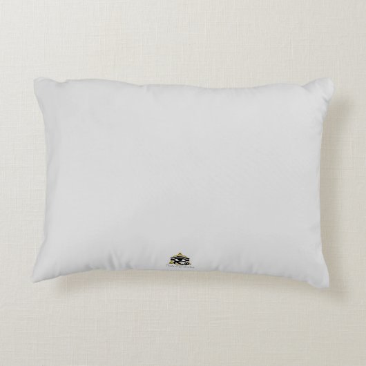 アクセンモノグラムのパーソナライズされたト枕 アクセントクッション (裏面)