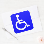 アクセ国際的スの公式シンボル スクエアシール (封筒)