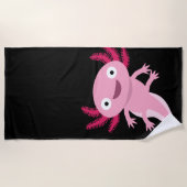 アクソロテおもしろいルイラストレーション ビーチタオル (正面)