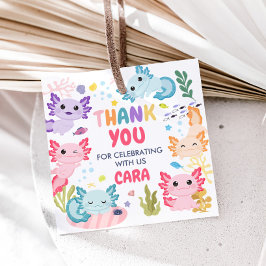 アクソロテルアロテルおもしろいバースデーパーティースクエア フェイバータグ