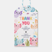 アクソロテルアロテルおもしろいバースデーパーティーメッセージカード ギフトタグ (正面)