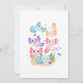 アクソロテルアロテルおもしろいバースデーパーティー 招待状 (裏面)