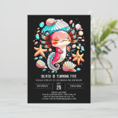 アクソロテルオンラインパステル誕生日 招待状 (スタンド正面)