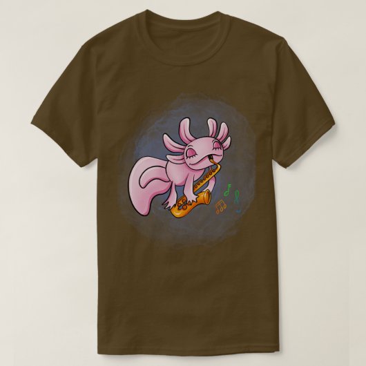アクソロテルサクソフォン Tシャツ (デザイン正面)