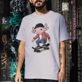 アクソロテルスケートボーダーリッパーSKATERサラマンダーラブ Tシャツ